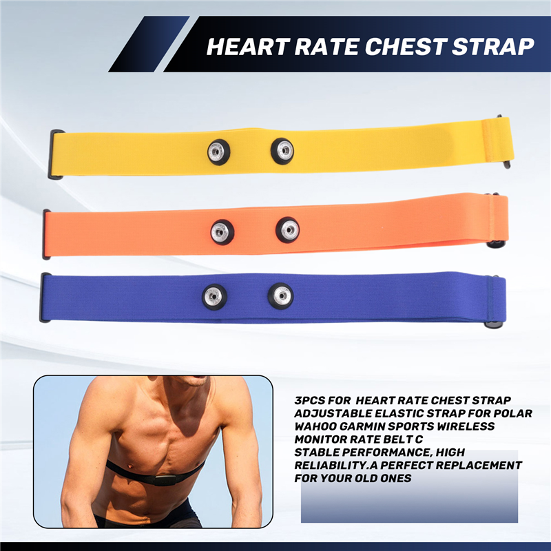 Breath Rate Monitor - ABHS-3Pcs For Magene Heart Rate Chest