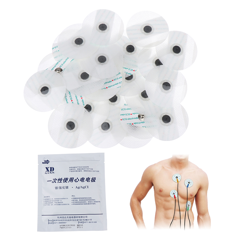 Ecg Patch Monitor - 10/50Pcs ECG Electrodes Medical Disposable Electrode