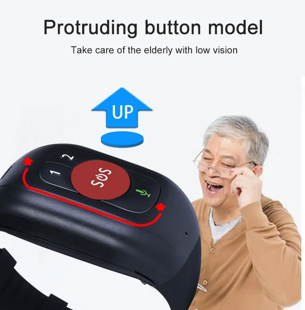 Elderly 4G LTE SOS Watch GPS T - Fall Detection Watch recensie en prijs