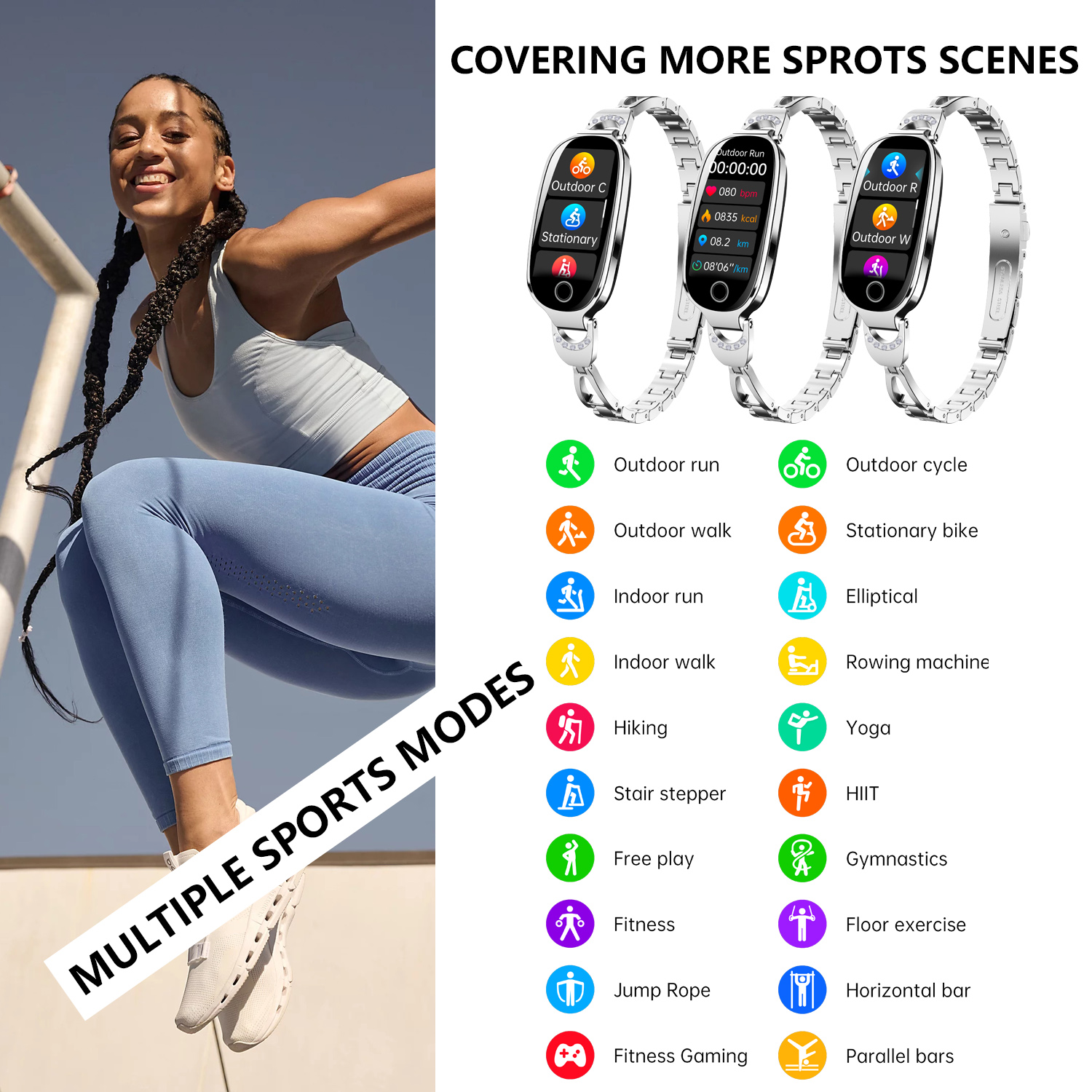 F81 Girl Heart Rate Waterproof - Breath Rate Monitor recensie en prijs