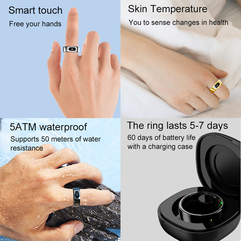R08 Smart Ring Men Women With  - Temperature Ring Skin recensie en prijs