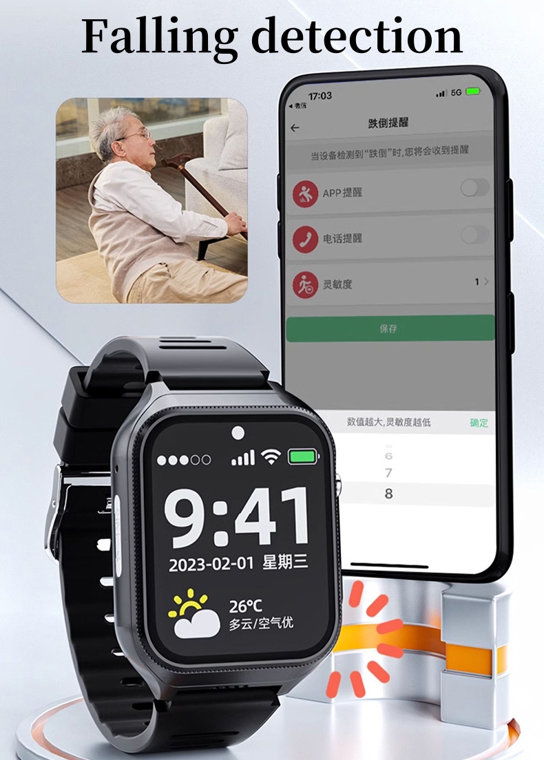Elderly Smart Watch For Senior - Fall Detection Watch recensie en prijs
