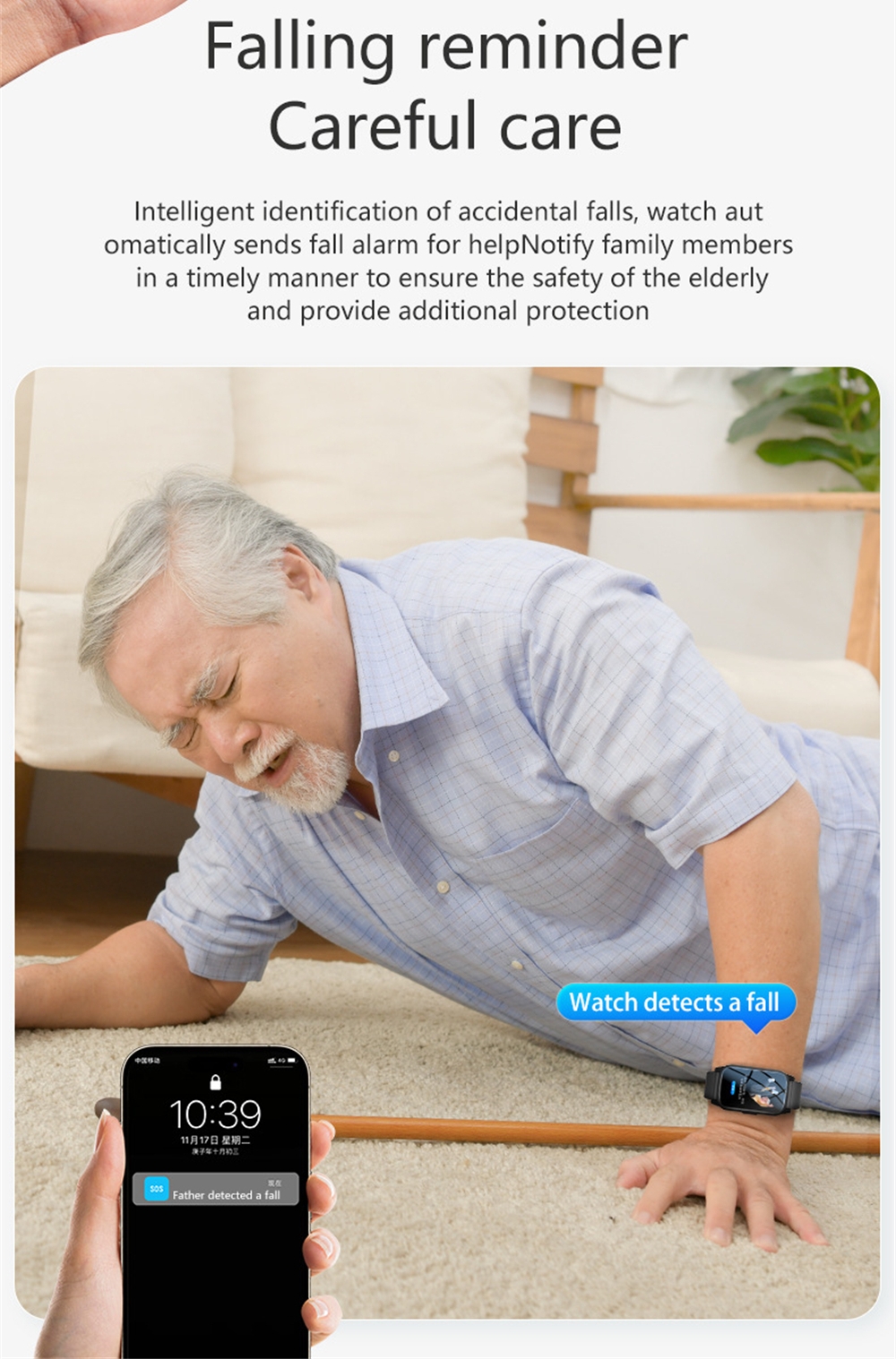 GPS Positioning Fall Detection - Fall Detection Watch recensie en prijs
