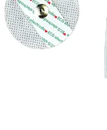 50pcs Non-woven ECG Electrode  - Ecg Patch Monitor recensie en prijs