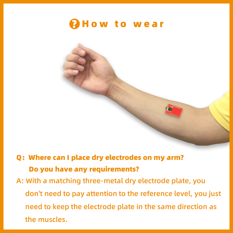 Dry Electrode EMG Sensor Elect - Muscle Sensor Emg recensie en prijs
