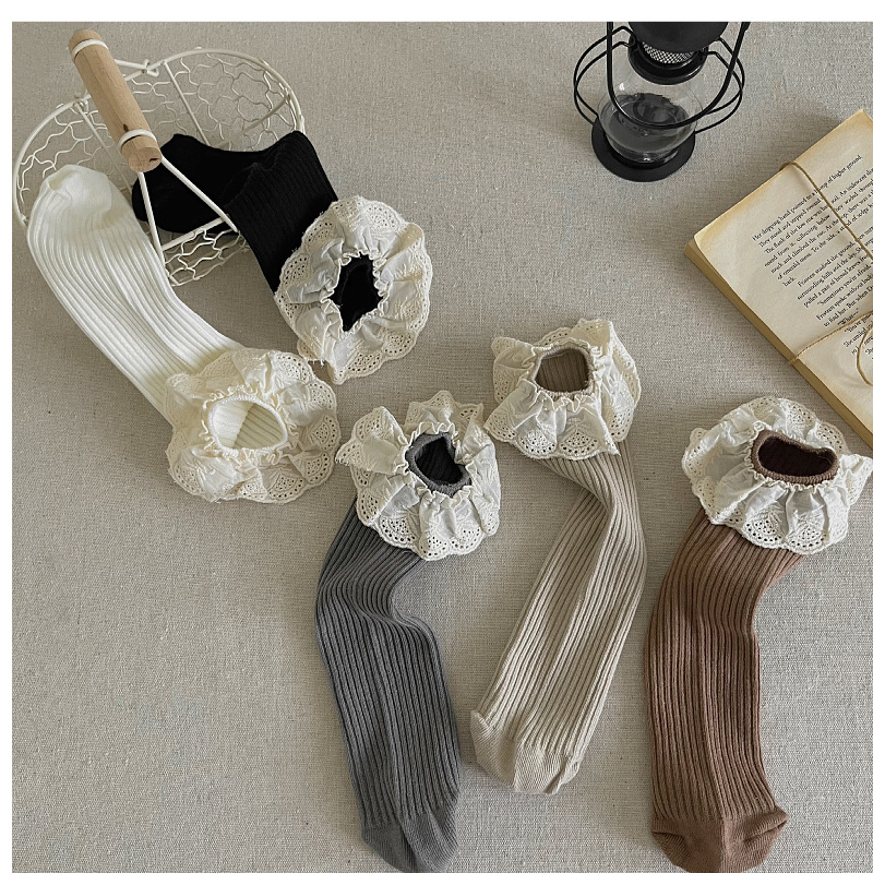 Ruffle Baby Girls Knee High So - Baby Sock Oximeter recensie en prijs