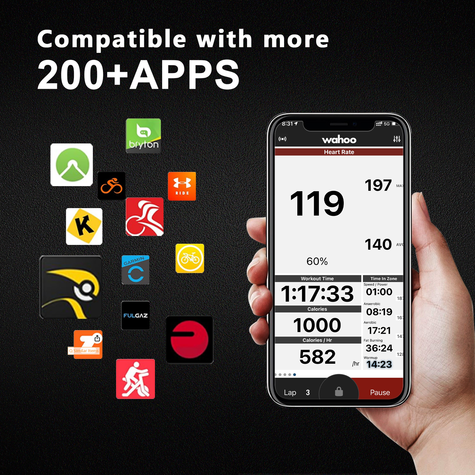 FITCENT Rechargeable 2 in 1 He - Breath Rate Monitor recensie en prijs