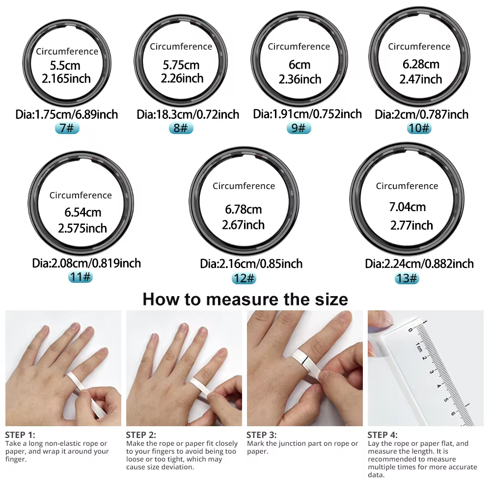 Smart Ring with Charging Case, - Temperature Ring Skin recensie en prijs