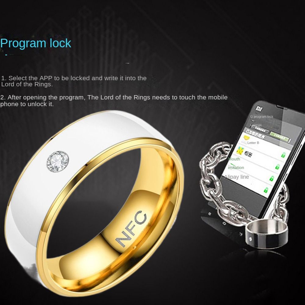 NFC Smart Ring Stainless Steel - Smart Ring Nfc Pay recensie en prijs