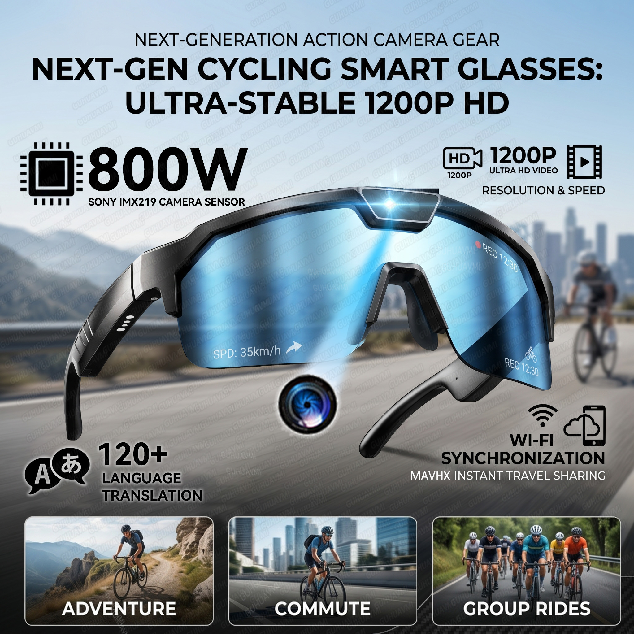 Smart Glasses with 4K HD Anti- - Smart Glasses Lens recensie en prijs