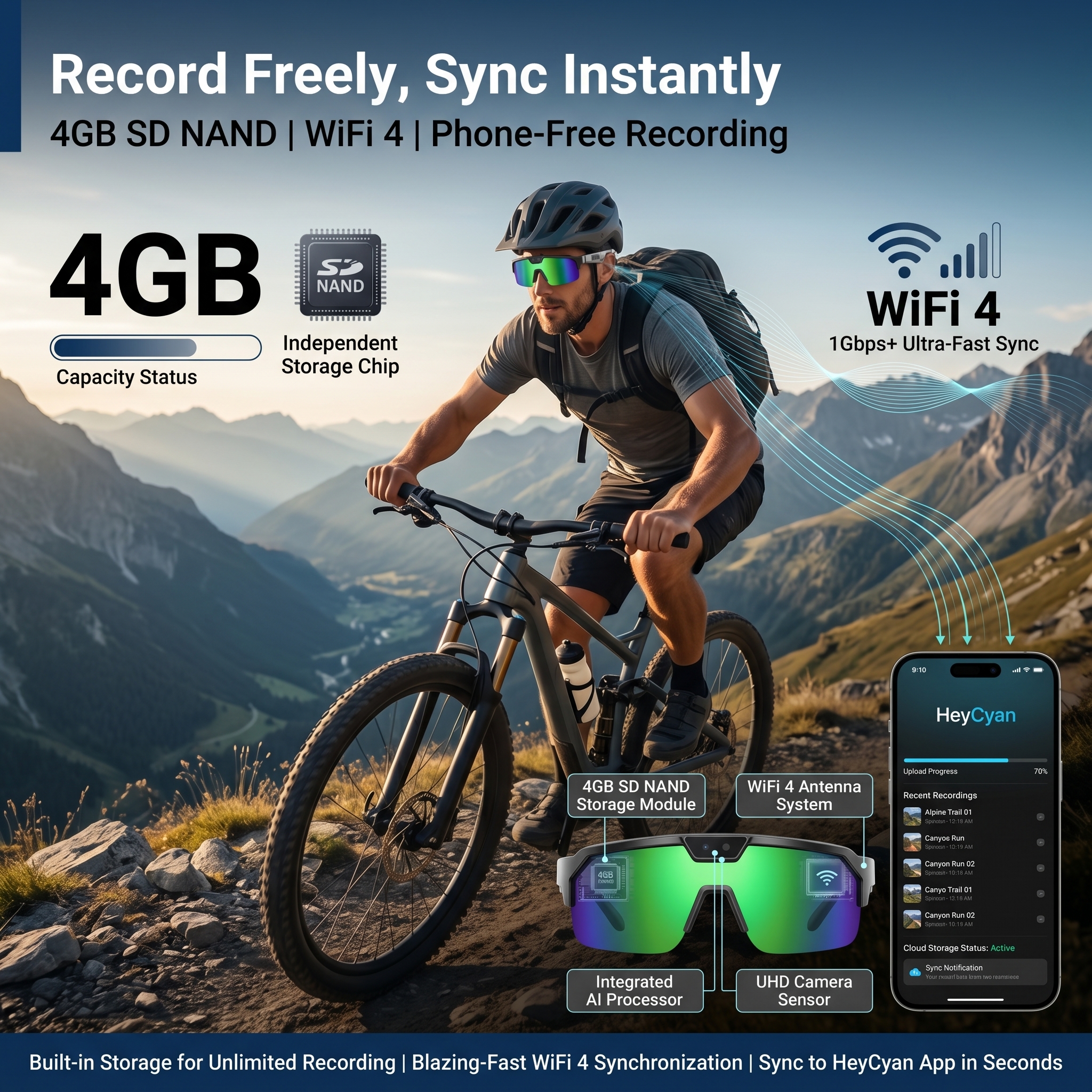 Smart Glasses with 4K HD Anti- - Smart Glasses Lens recensie en prijs