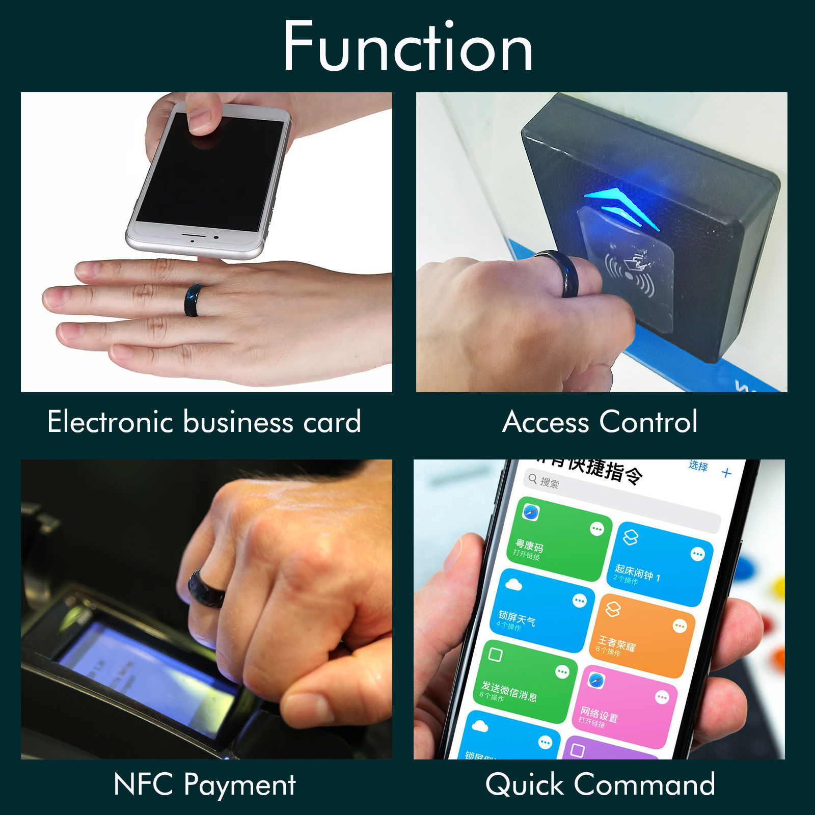 NFC Ntag216 Chip Ceramic Smart - Smart Ring Nfc Pay recensie en prijs